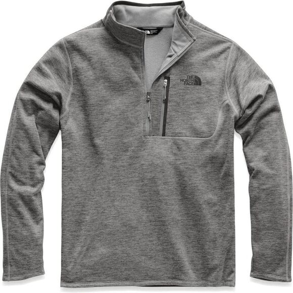 Like New North Face Canyonlands Flashdry Gray Black Panel ½-Zip Pullover - Picture 1 of 7